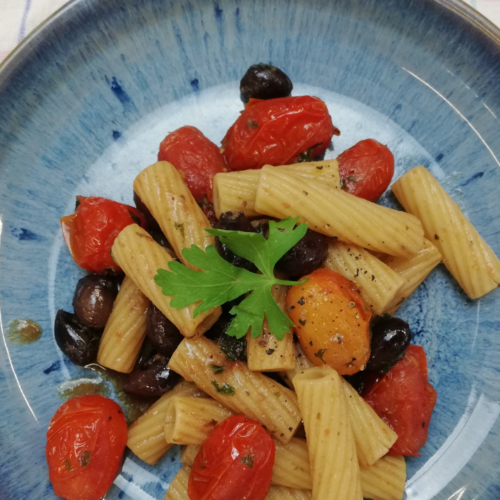 Calamarata al Francesco con Datterini e Alici