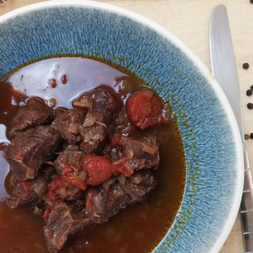 Pastisada de manzo